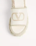 Valentino Vlogo Torchon Wedge Slide In Nappa 100Mm - Image 3